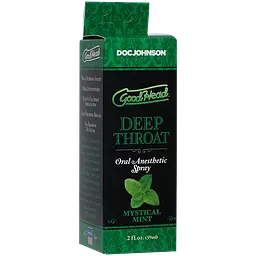 Спрей Doc Johnson GoodHead DeepThroat Spray - для глибокого мінету, 59 мл (м'ята) - мініатюра 2