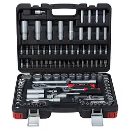 Набір насадок торцевих і біт Ultra 1/4", 1/2" 108 шт CrV Taiwan (6003132) - мініатюра 3