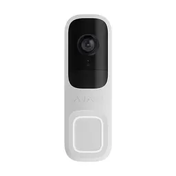Відеодзвінок з WiFi 4Mp Ajax DoorBell White із вбудованим штучним інтелектом та ІЧ датчиком руху (26-00555)