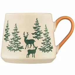 Чашка Ardesto Christmas New Year's кераміка 420 мл кремова (AR3087)