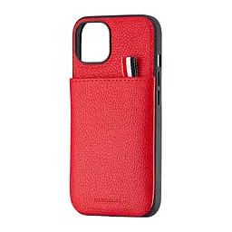 Чохол Jinduka Leather Pocket iPhone 13 Red