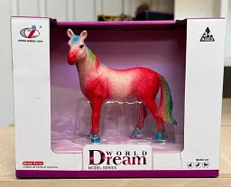 Фігурка коня червоного, яскраве забарвлення, Dino Toys - мініатюра 2