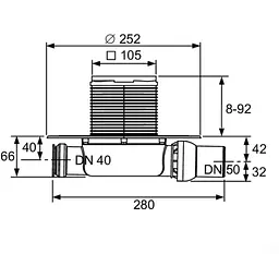 Душовий трап Tece Drainpoint S 110 3601100 - мініатюра 3