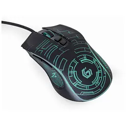 Мишка Gembird MUSG-RGB-01 USB Black (MUSG-RGB-01) - мініатюра 3