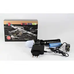 Ручний акумуляторний ліхтар Bailong із магнітом та режимом зум POLICE BL TS 60 Q5 50000W - мініатюра 4