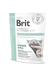 Сухий корм для котів Brit GF Veterinary Diet Struvite курка та горох 400 г