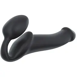 Безремінний страпон Strap-On-Me Black XL - мініатюра 2