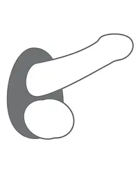Ерекційне кільце для члена та мошонки Dorcel Liquid-Soft Teardrop, 7х2.3 см - мініатюра 3