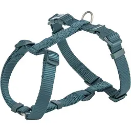 Шлея для собак Trixie Premium H-harness нейлон S–M 42–60 см/15 мм бірюзова