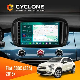 Штатна магнітола Fiat 500X (334) 2015 Cyclone C9-013 4x64 DSP 4G Cyclone (НФ-00008665)