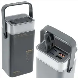 Зовнішній акумулятор REMAX RPP-596 40000 mAh PD20W+QC3.0 22.5W зі швидким заряджанням повербанк RGB ліхтар  - мініатюра 3
