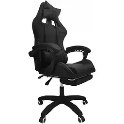 Комп'ютерне крісло Kontrast Viper Black з функцією масажу