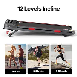 Бігова доріжка Oyeet Walking Pad Treadmill TM-YT103 з авторегулюванням нахилу (TM-YT103) - мініатюра 10