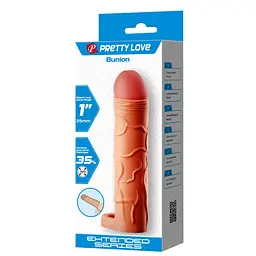 Насадка на пеніс Pretty Love Bunion Penis Extender, 16.5 см - мініатюра 4