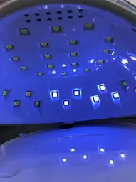 UV/LED лампа для манікюру F8 86 Вт для манікюру сушіння та полімеризації сушіння гель лаку - мініатюра 3