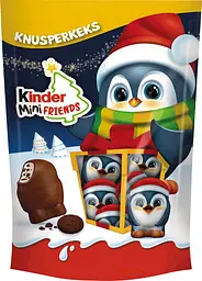 Новорічний набір цукерок Kinder Mini Friends Crunchy Biscuits 122 г
