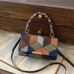 Жіноча сумка через плече крос-боді з екошкіри Lilly P2-15119230BL Мультиколор - мініатюра 4