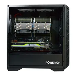 Двопроцесорна робоча станція Power Up #590 Xeon E5 2680 v4 x2/32 GB/SSD 1TB/NVIDIA Quadro RTX5000 16 Gb - мініатюра 2