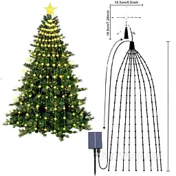 Гірлянда-штора XPRO Сіточка 2х2 м з 240 LED, водонепроникність IP44 (234564336_295) - мініатюра 9