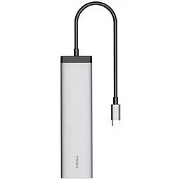 Адаптер (хаб) MiiiW Xiaomi 7-в-1 HDMI / Usb-C PD / 3xUsb-A 3.0 / TF / SD (MWCMA01)