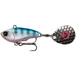 Тейл-спінер Savage Gear Fat Tail Spin 55 mm 9 g Blue Silver Pink