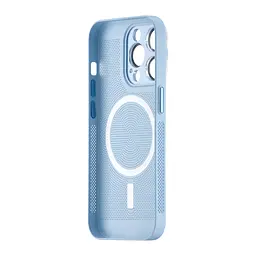 Чохол Perfomed with MagSafe Protected Camera iPhone 14 Pro Light Blue - мініатюра 3