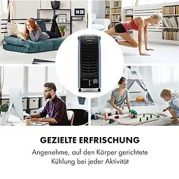Мобільний кондиціонер-вентилятор Klarstein Klarstein Maxfresh 4-в-1 (10034640) - мініатюра 3
