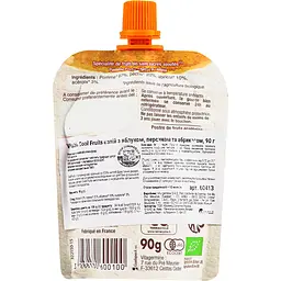 Органічне пюре Vitabio Cool Fruits з яблуком, персиком та абрикосом 90 г - мініатюра 2
