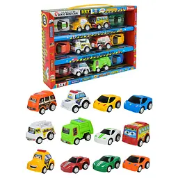 Ігрова мініатюрна машинка Wa'o mini car з механізмом pull-back (5853)
