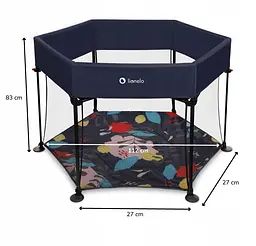 Манеж Lionelo Roel Blue Navy - мініатюра 2