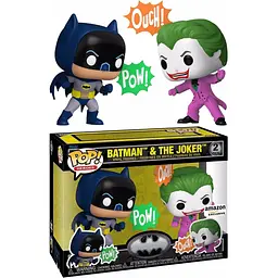 Фігурка Funko Pop ДС Бетмен і Джокер DC Batman and The Joker 10 см Exclusive 2-Pack
