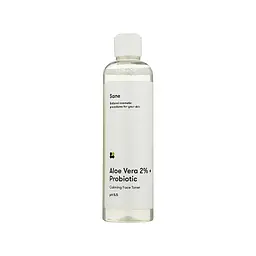 Тонік для обличчя Sane Aloe Vera 2% + Probiotic Calming Face Toner Заспокійливий 250 мл (4820266830540)