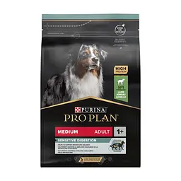 Сухий корм для собак Purina Pro Plan Medium з чутливим травленням (ягня) 3 кг (7613035214798) - мініатюра 3