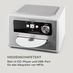 Радіо-інтернет Auna Silver Star CD Cube (10033004) - мініатюра 9