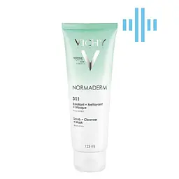 Средство для очищения лица Vichy Normaderm 3 в 1, 125 мл