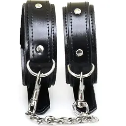 Поножі з екошкіри Art of Sex - Legcuffs Emoji - мініатюра 2
