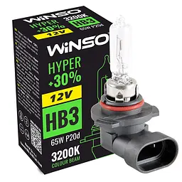 Галогенова лампа Winso HB3 12V 65W P20d HYPER +30%(712500)