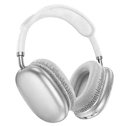 Бездротові накладні навушники BOROFONE BO22 Plus Elegant BT headphones Сріблястий