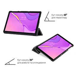 Чехол AIRON Premium для HUAWEI Matepad T10/S 9,7" с защитной пленкой и салфеткой Black - мініатюра 8