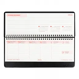 Планінг-щотижневик настільний Leo Planner 2027 Persona 30х14 см 128 сторінок чорний (252742) - мініатюра 10