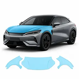 Антигравійна захисна бронеплівка за лекалами для BYD Song L I 2024- капот і передні крила