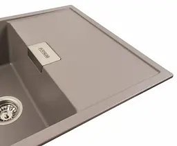 Кухонна мийка Platinum 8650 DIAMOND дюна (SP000040863) - мініатюра 2