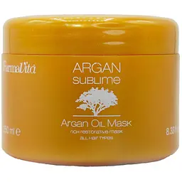 Маска для волосся Farmavita Argan Sublime Mask з аргановою олією 250 мл - мініатюра 2