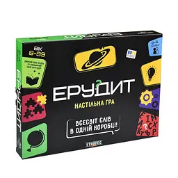 Настільна гра “Ерудит” 30451 ігрове поле, набір фішок-літер