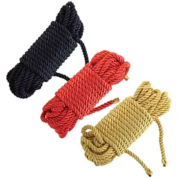 Мотузка для шибарі Lockink Sevanda Shibari Pratice Rope Black, 8 метрів - мініатюра 3
