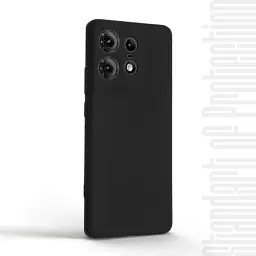 Чохол до мобільного телефона Armorstandart Matte Slim Fit Motorola Edge 50 Pro Camera Cover Black (ARM77291) - мініатюра 2