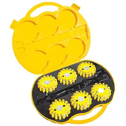 Комплект ліхтарів професійних Mactronic M-Flare (65 Lm) Yellow Magnet Synch Recharg 12/220V (PSD0016 - мініатюра 2