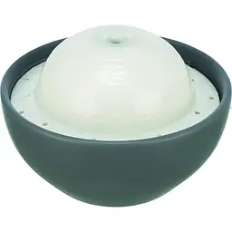 Поїлка-фонтан для собак та котів Trixie Vital Dome керамічний сіро-білий 1,5 л 20х10х20 см TX-24448