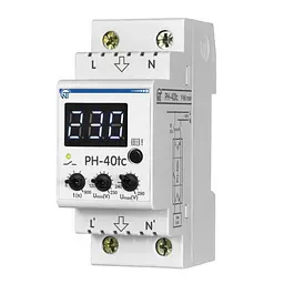 Реле напруги 1ф 40A РН-40tc Новатек ( NTRN04002 )
