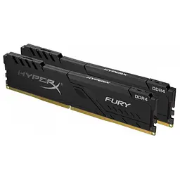 Модуль пам'яті HyperX DDR4 16Gb (2x8) Kingston Fury 2666 MHz Black (HX426C16FB3K2/16) Б/в